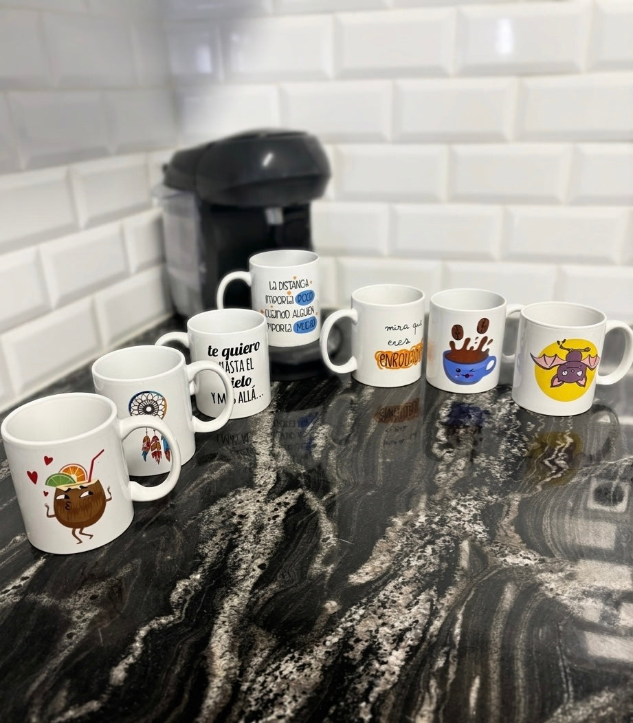 Taza “Me tienes sorbido el coco”