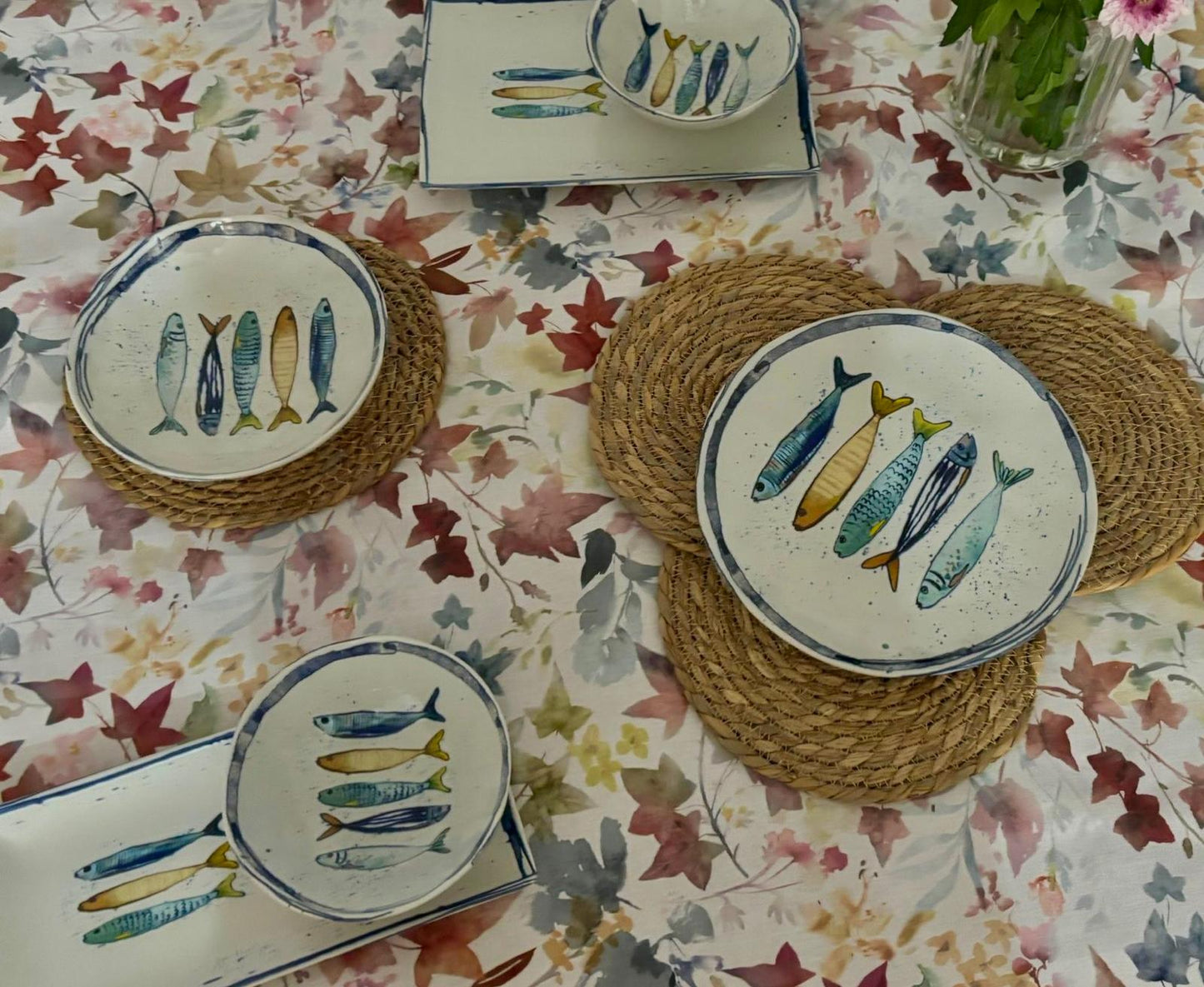 🐟✨ Colección vajilla SABORES DEL MAR– Arte y Sabor en tu Mesa- ACHO HOME ✨🐟