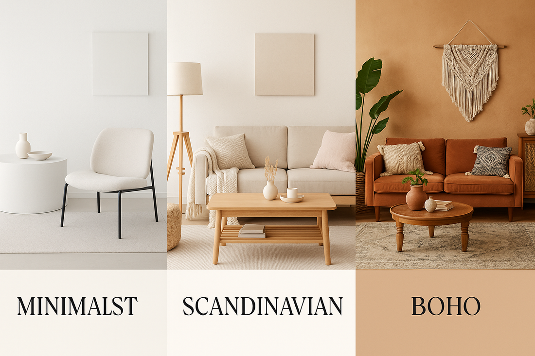 Guía rápida de estilos: ¿prefieres la decoración nórdica, boho o minimalista?