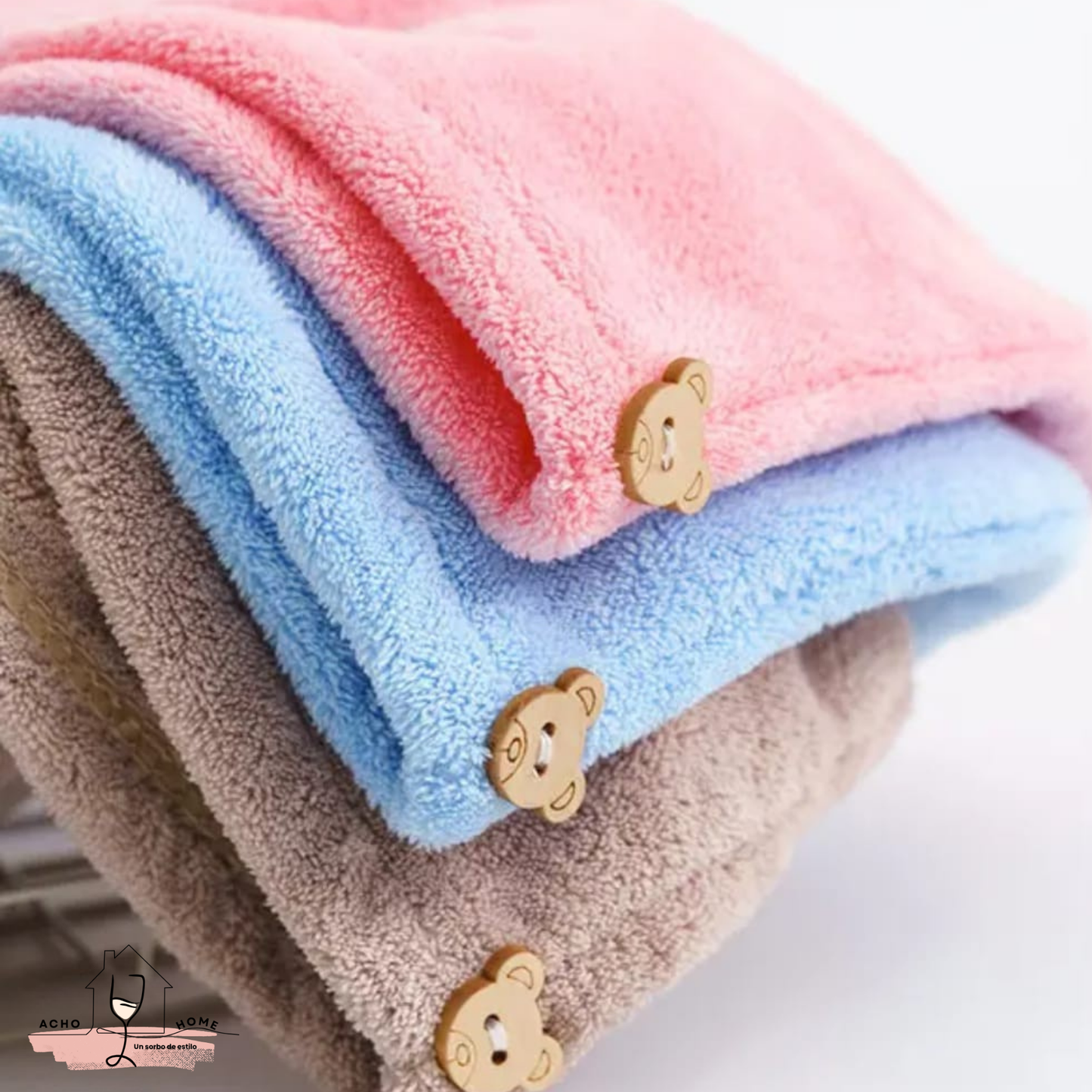 Toalla Secapelo de Microfibra- Suave y Absorbente.