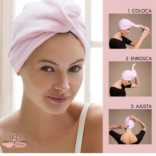 Toalla Secapelo de Microfibra- Suave y Absorbente.