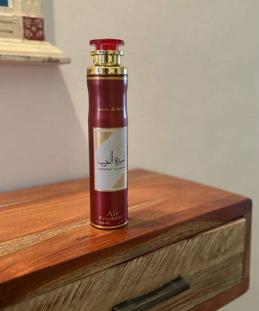 Ambientador Lattafa Ameerat Al Arab en spray, fragancia dulce y floral para perfumar el hogar