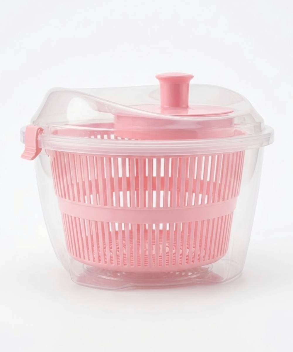 Bol colador basculante Easy-Drain con doble capa para lavar y escurrir frutas y verduras, utensilio de cocina práctico de plástico PP libre de BPA