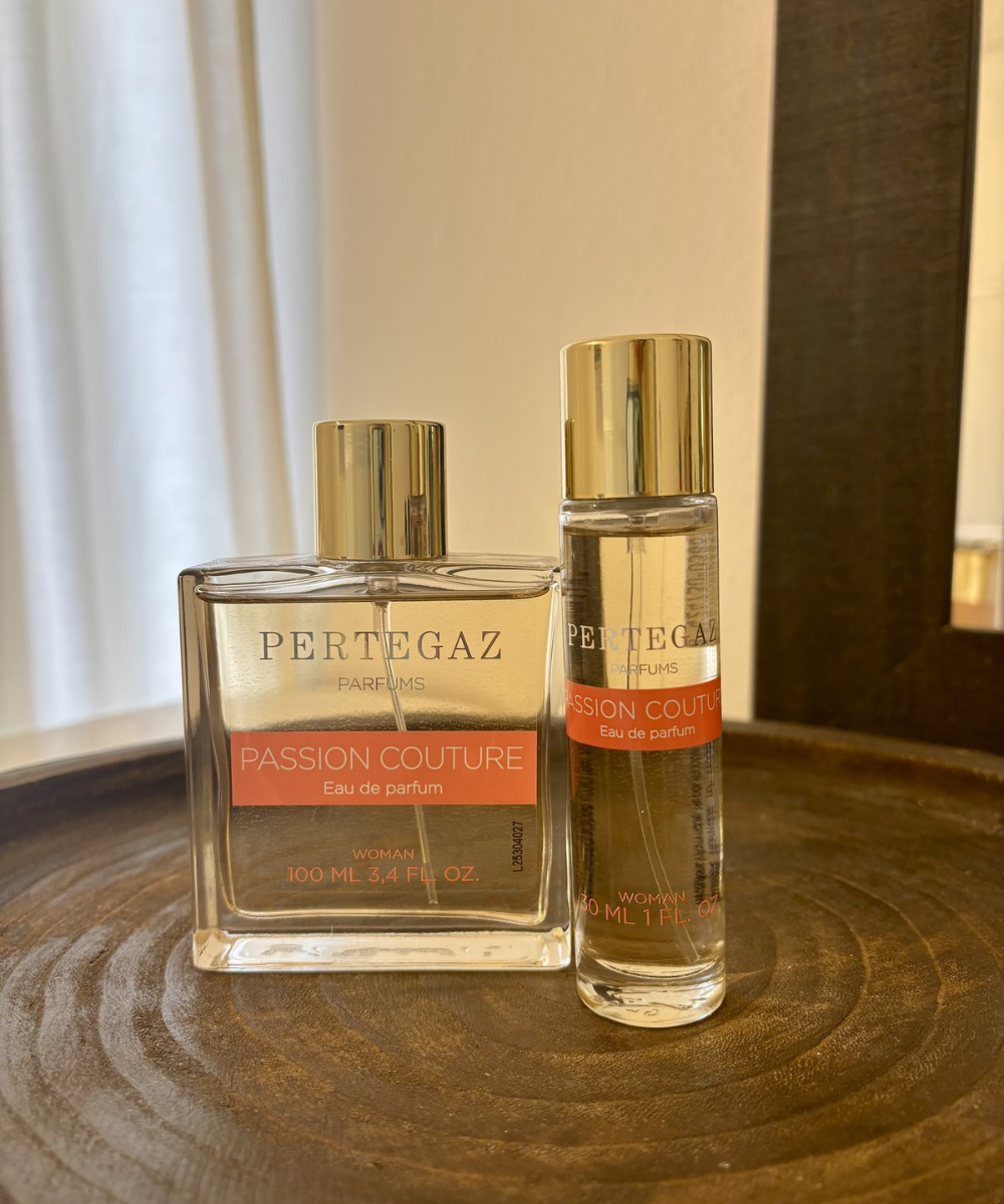 Perfumes Pertegaz Passion Couture para mujer en formatos 100 ml y 30 ml, fragancia femenina elegante y duradera