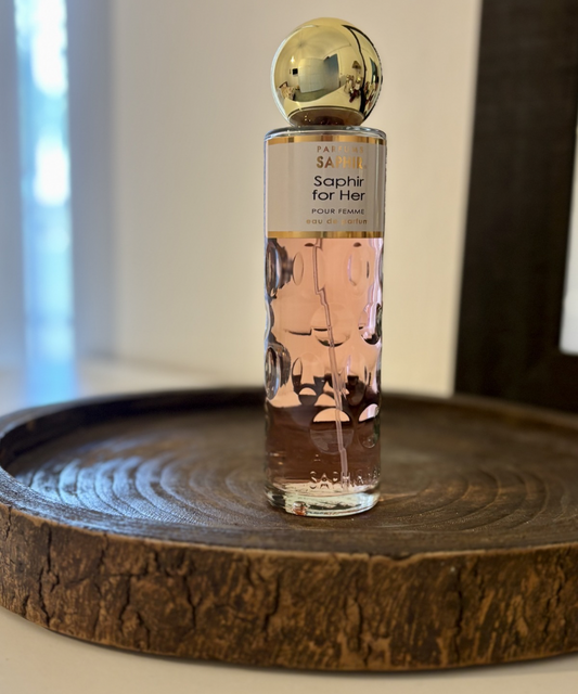 Perfume Saphir For Her para mujer, fragancia fresca y limpia con toque floral suave