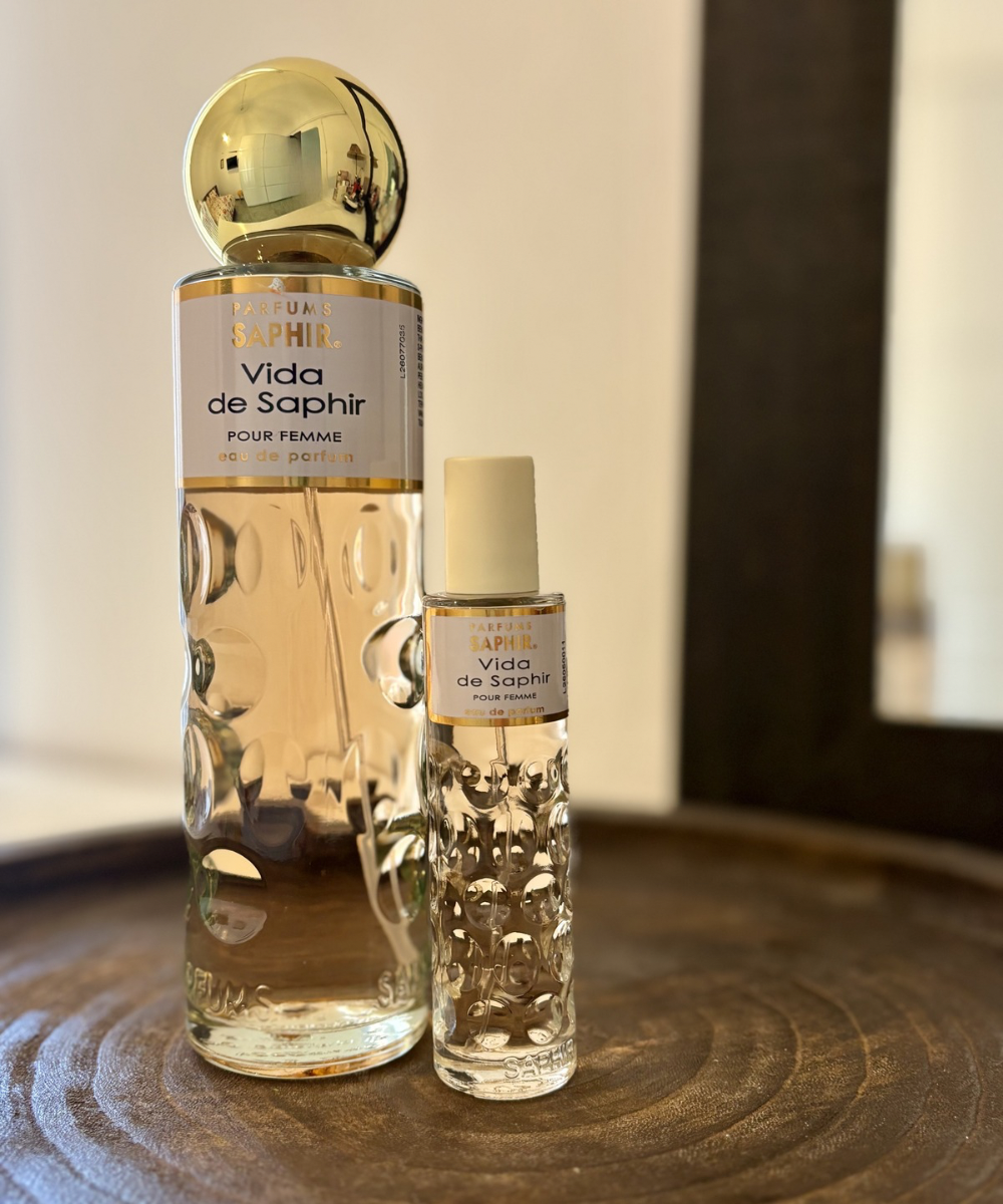 Perfume Vida de Saphir para mujer formato 200ml, fragancia fresca, luminosa y femenina
