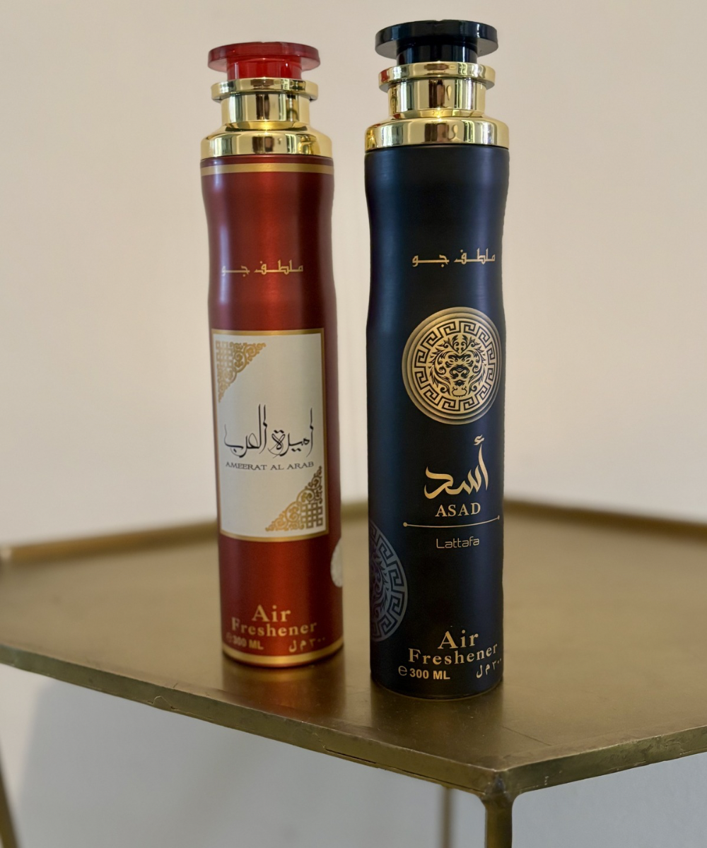 ambientadores Lattafa Asad y Ameerat Al Arab, aromas elegantes y envolventes ideales para perfumar estancias