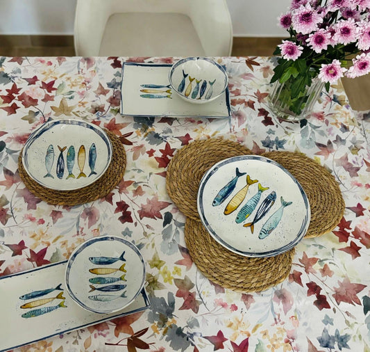 🐟✨ Colección vajilla SABORES DEL MAR– Arte y Sabor en tu Mesa- ACHO HOME ✨🐟
