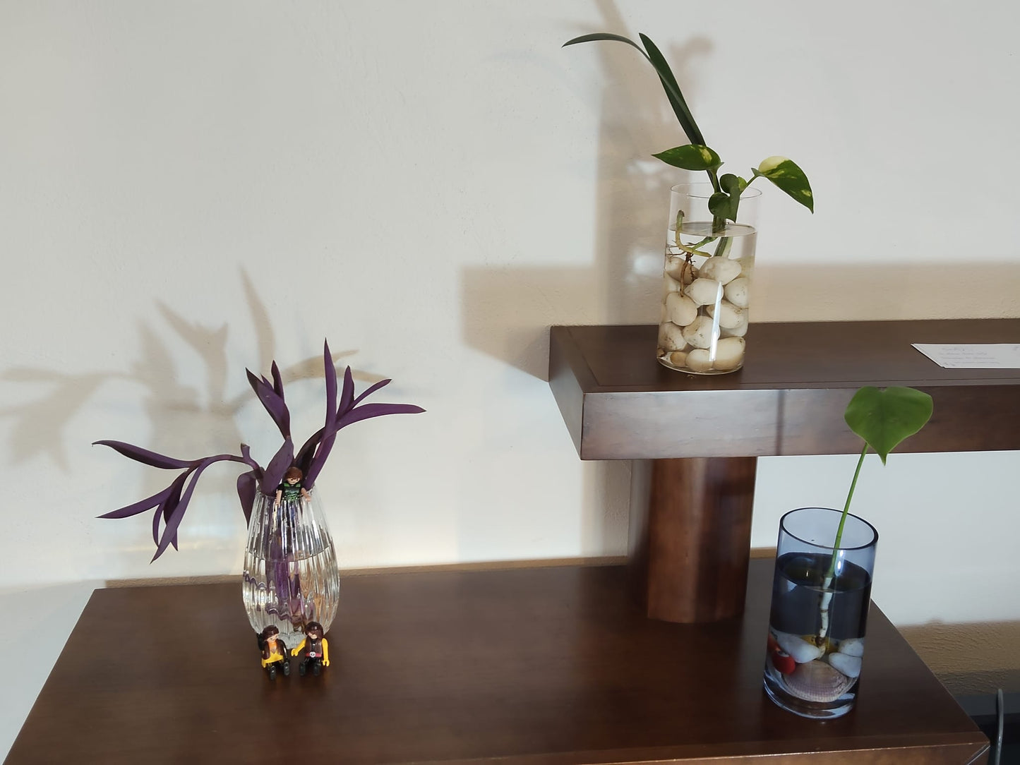 Florero Minimalista Tubular – Cristal Claro 10x20 cm