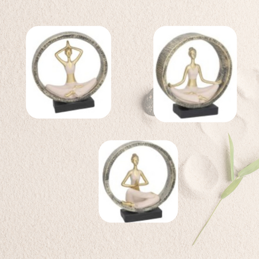 🧘♀️ Figura Yoga BALHAAR – 3 modelos | Resina decorativa 🧘♂️